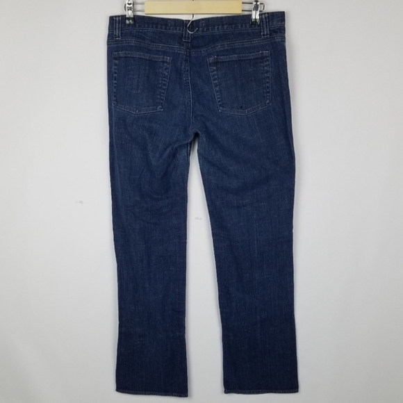 Express Remoki Dark Wash Blue Denim Jeans Women's Size 6 Sraight Leg Classic EUC - Picture 2 of 7